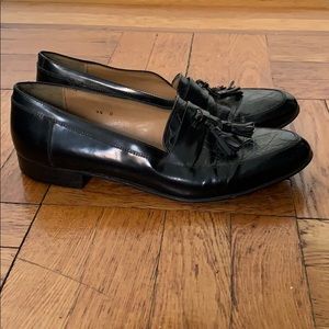 Bally Loafer with Tassel - Black leather - 9.5 D